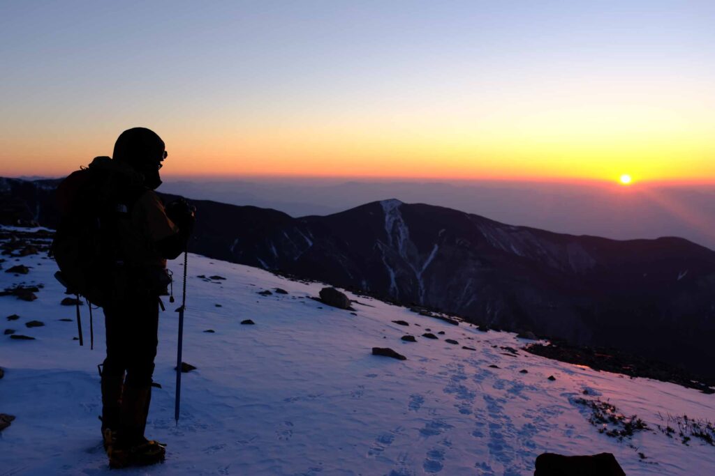 DSCF17521 1024x683 - 北岳への冬期合宿